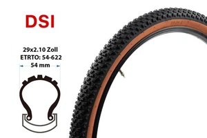 29 Zoll Fahrrad Reifen 29x2.10 MTB Mantel Decke 54-622 Vintage Retro braun - Bild 1 von 5