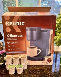 Keurig K-Express Essentials Pacific Blue Single-Serve K-Cup Pod Kaffeemaschine ☕️ - Bild 1 von 8