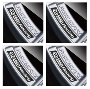 4pcs ENKEI Genuine Rim Stickers Decal for GTC01RR RS05RR Black - Picture 1 of 1