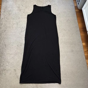 Abito tubino Eileen Fisher System in jersey di viscosa nero grande - Foto 1 di 6
