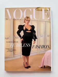 Vogue Magazine - October 2024 - Florence Pugh Cover Fearless Fashion - Picture 1 of 7