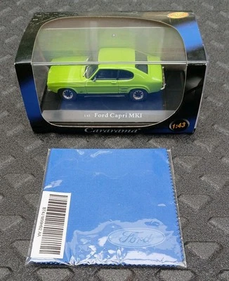 Paño de limpieza Ford Capri MK1 verde de Oxford diecast Cararama 1:43 gama libre Foto 1 de 4