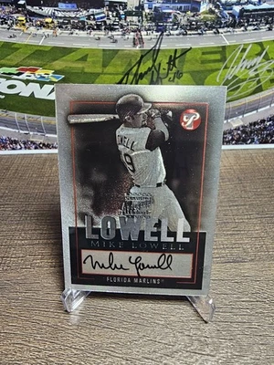 2003 Topps Pristine Mike Lowell #TPA-ML Black Foil Autograph On Card Auto - Image 1 of 2