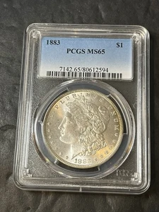 1883 Morgan Silber Dollar MS65 PCGS - Bild 1 von 2