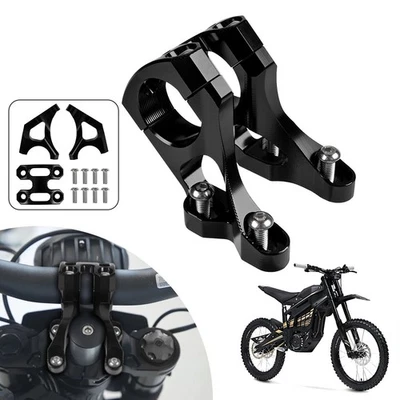 For SUR-RON Light Bee X For Segway X260 Handlebar Bar Riser Mount Bracket Black - Image 1 of 4