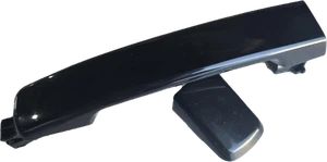 Primed Black Outer Door Handle Without Keyhole for Nissan Navara D40 MNT 08-15 - Picture 1 of 5
