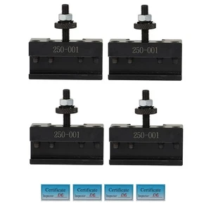 New OXA 250-001 4Pcs OXA #1 Quick Change Turning & Facing Lathe Tool Post Holder - Picture 1 of 18