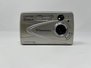 Concord Eye-Q 3042AF 3.1MP Digital Camera Silver Untested AS IS - Picture 1 of 8