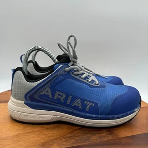Ariat Outpace Shoes Womens 7.5 Blue Gray Composite Toe Lace Up Workwear Sneakers - Picture 1 of 10