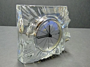 Reloj Daum Cristal Arte Vidrio Francia Hermoso y Muy Difícil de Encontrar - Imagen 1 de 12