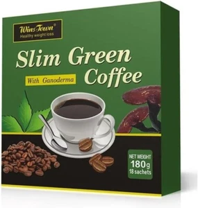 New Wins Town Slim Green Coffee with Ganoderma 180 g | Free Shipping Worldwide - Picture 1 of 3