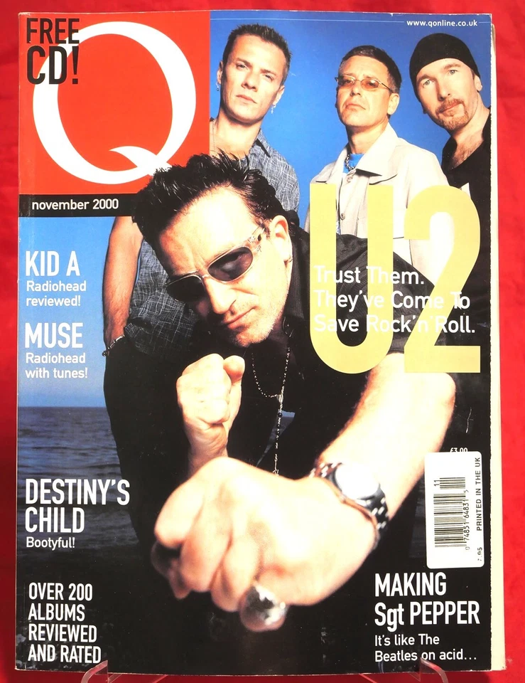 Q Magazine November 2000 U2 - Image 1 of 1