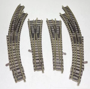 Fleischmann N Weichen Konvolut 9170, 9171, 9142R und 9142L gebraucht - Picture 1 of 1