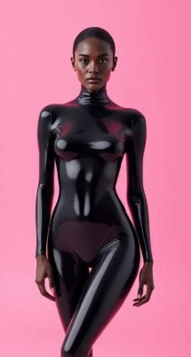 Latex fully sculpted fitted catsuit brand new ANY SIZE - Made to Order - Image 1 of 4