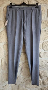 Pantalon extensible en toile grise taille 48 avec laine marque BRZOZA (vt) - Imagen 1 de 6