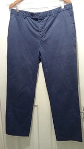 HACKETT London Sanderson Tailored Premium Bespoke Luxury Finish Blue Trouser W36 - Picture 1 of 22