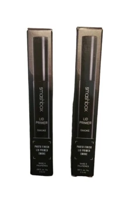 SMASHBOX Photo Finish Lid Primer, Shade: Smoke .08 oz / 2.5 ml NIB, Lot Of 2 - Image 1 of 4