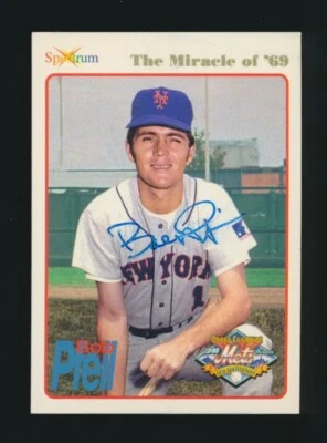 1994 Spectrum "Miracle of '69" New York Mets -BOB PFEIL *Autographed* - Image 1 of 2