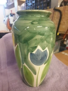 Vase 27 cm BHS Blumen Seidenblumen - Bild 1 von 5