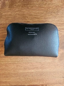 British Airways Toiletry Airline Travel Bag Pouch Black The White Company 7 X 4" - Picture 1 of 5