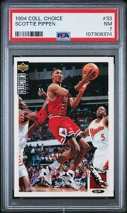 1994 Upper Deck Coll. Choice Players Club Scottie Pippen #33 PSA 7 - Picture 1 of 2
