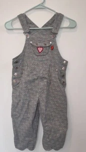 Vintage 1999 Wizard of Oz Corduroy Floral Print Overalls Dorothy & Me - Picture 1 of 13