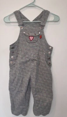 Vintage 1999 Wizard of Oz Corduroy Floral Print Overalls Dorothy & Me - Image 1 of 4