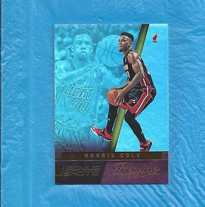 NORRIS COLE 2014-15 PRESTIGE PREMIUM BONUS SHOT GOLD #8/10 HEAT - Bild 1 von 1