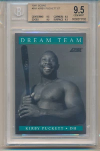 1991 Score Kirby Puckett (HOF) (Dream Team) (#891) (All 9.5 Subs) BGS 9.5 BGS - Bild 1 von 1
