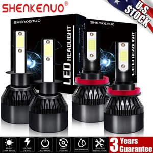 For Kia Optima 2011-2015 Xenon White 6000K LED COB Headlights High Low Beam DRL - Picture 1 of 10