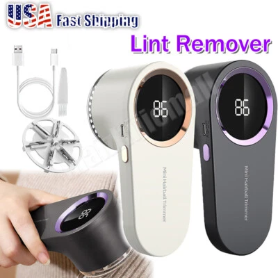 Suéter elétrico removedor de penugem pílula de fiapos tecido recarregável barbeador fuzz - Imagem 1 de 4