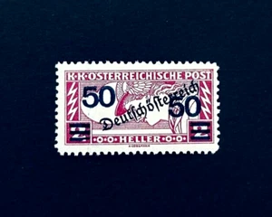 AUSTRIA Stamp - 1921 Special Delivery Mercurius Overprint # QE7 Mint OG LH r34 - Picture 1 of 2