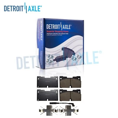 Front Ceramic Pads w/ Hardware for Silverado Sierra 1500 Limited LTD Suburban - Image 1 of 4