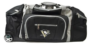 "Bolso de lona con ruedas de 30"" NHL Pittsburgh Penguins G-III Sports" 2 bolsas - Imagen 1 de 3