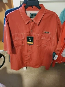MENS XXL G.H. BASSFISH TALE EXPLORER SHIRT NWT - Picture 1 of 20