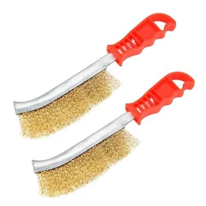 2 PCS Wire Brush 18.5 Inch Welding Brush with Rubber Handle Stainless Steel  - Picture 1 of 7