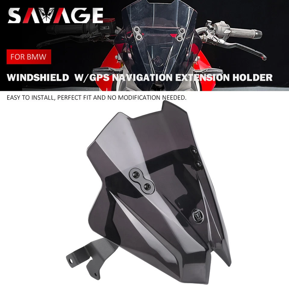 Pára-brisa com suporte de extensão de navegação GPS para BMW G310R 2017-2025 G 310 R - Imagem 1 de 4