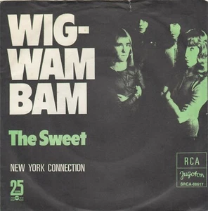THE SWEET WIG - WAM BAM / NEW YORK CONNECTION 1972 RECORD YUGOSLAVIA 7" PS - Bild 1 von 4