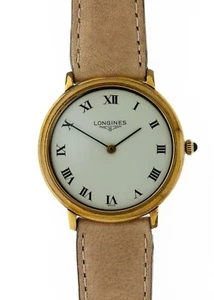 Longines - orologio da polso - Placcato Oro - Corona con Zaffiro Cabochon - Picture 1 of 6