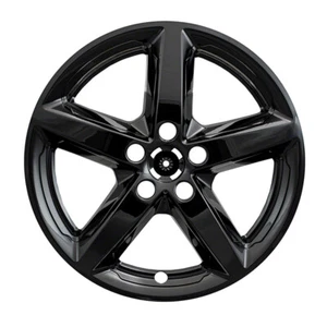 18" Black Wheel Skins / Covers FOR 2016 2017 2018 2019 FORD EXPLORER (Set of 4) - Picture 1 of 2