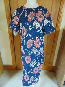 Per Una Suit Skirt and top suit Blue pink floral mix separates Size 10 Used VGC - Picture 1 of 4