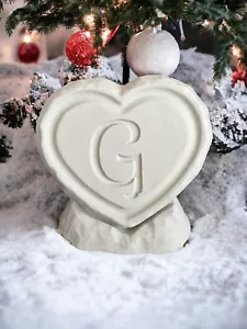 Letra G alfabeto y números adorno de piedra hogar jardín un regalo fonético de aprendizaje - Imagen 1 de 4