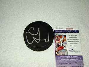 Jaromir Jagr Hand Signed Hockey Puck JSA #R92495 Autograph NHL Signature - Picture 1 of 4