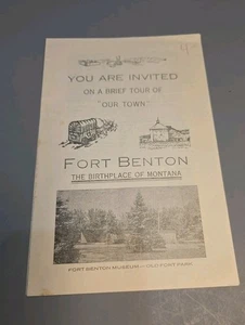 1960's FORT BENTON MONTANA Brochure and Map 2 - Picture 1 of 3