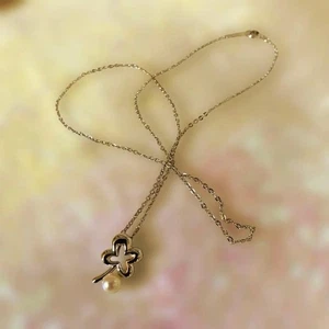 MIKIMOTO collana colore perle argento 925 accessori moda stile casual C734 - Foto 1 di 6