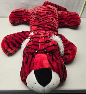Vintage 2013 Dan Dee Tiger Plüsch rot mit schwarzen Streifen 28 Zoll groß gebraucht. - Bild 1 von 5