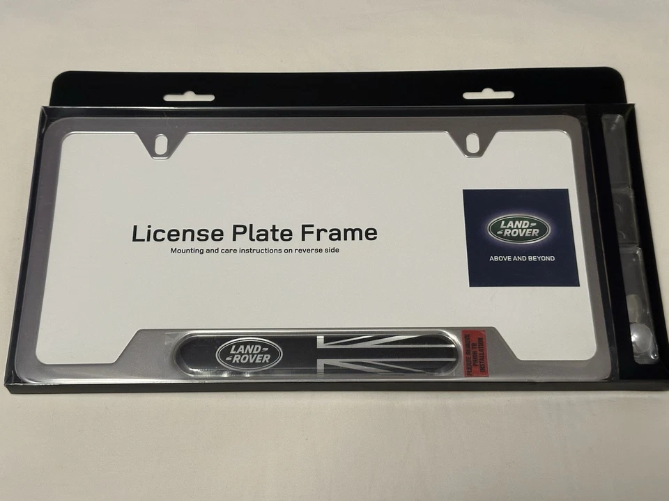 Genuine LandRover License Plate Frame VPLFY0065 - Image 1 of 4