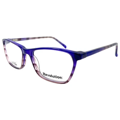 REVOLUTION - SANTA ANA PUR 54/17/140 PURPLE NEW Authentic EYEGLASSES & SUN CLIP - Image 1 of 4