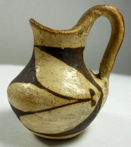 vintage Acoma New Mexico Pueblo Native American mini pottery water jug souvenir - Bild 1 von 9