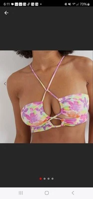 Bikini Tanga Brasileño For Love And Lemons Púrpura Floral Cydney Nuevo con Etiquetas Precio de venta sugerido por el fabricante 208 USD Foto 1 de 4